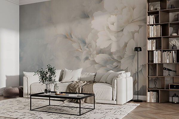 Delicate blooms on a soft backdrop