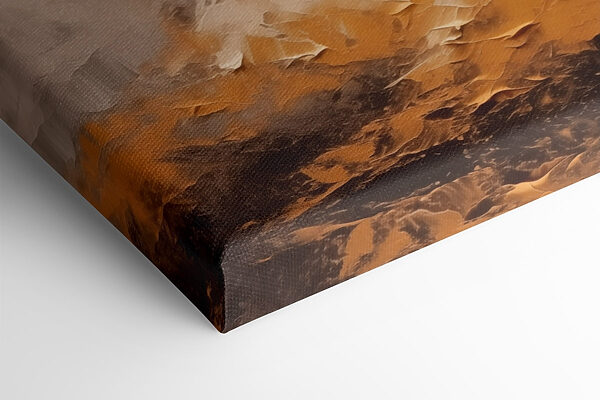 Painting of a mountain range