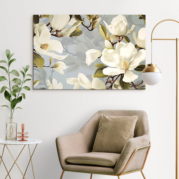 Splendide magnolie dai colori tenui Quadri Splendide magnolie dai colori tenui