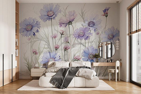 Pittura di fiori su sfondo bianco Pittura di fiori su sfondo bianco