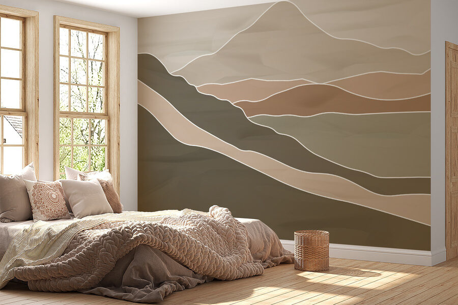 Disegno di una montagna