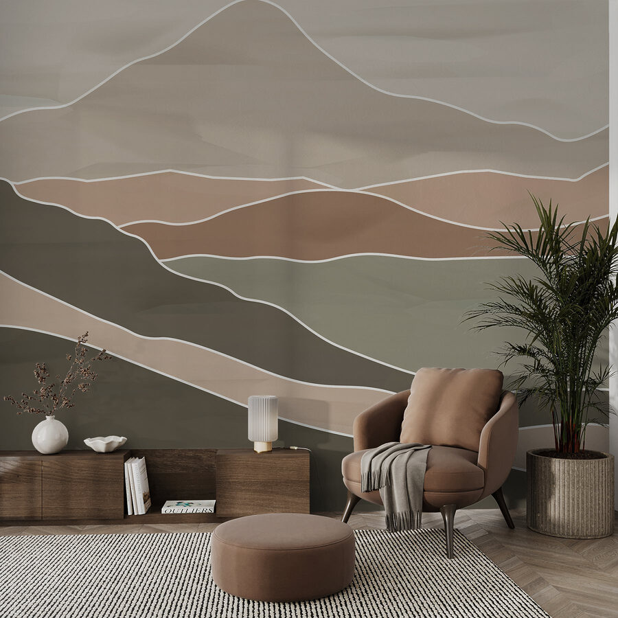 Disegno di una montagna