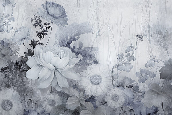 Delicate blossoms in gentle hues