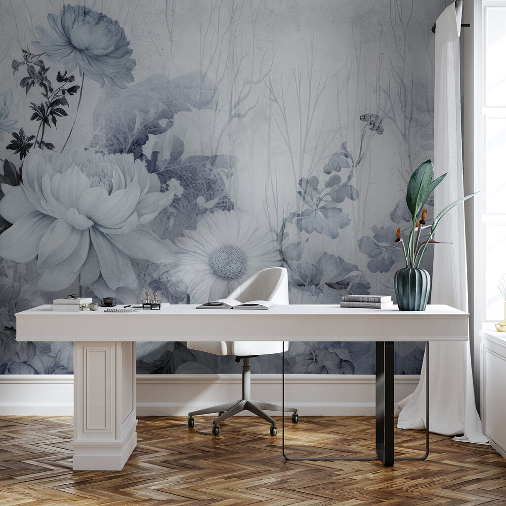 Delicate blossoms in gentle hues