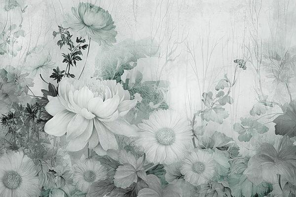 Delicate blooms in soft hues