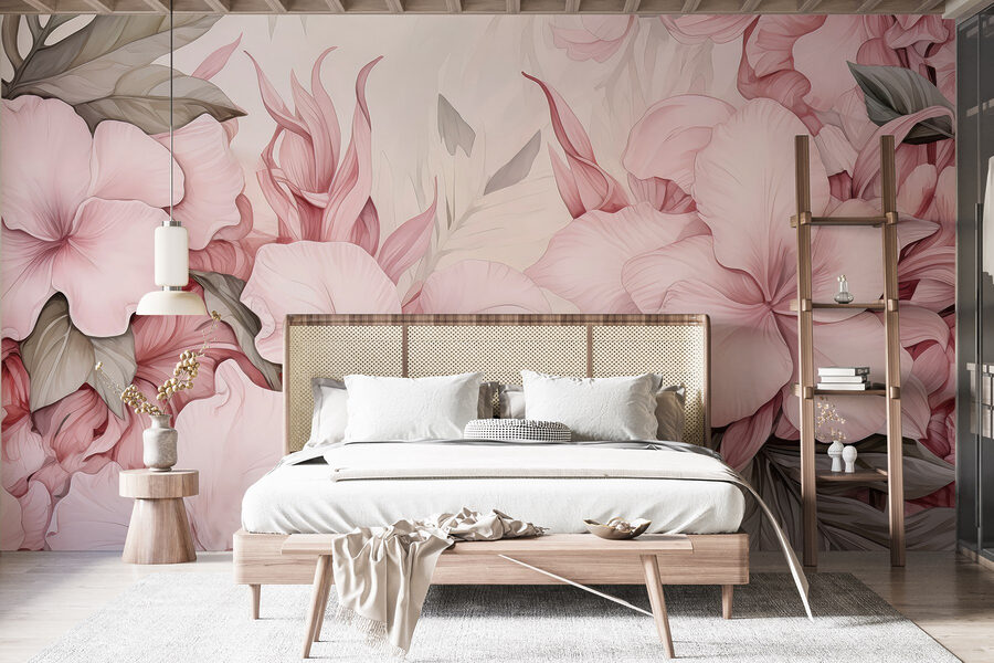 Delicate fioriture in tenui colori pastello