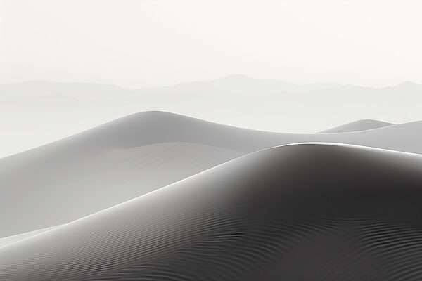 Dune di sabbia nel deserto Dune di sabbia nel deserto