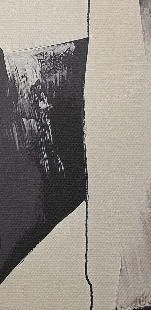 Woman's face in a white dress