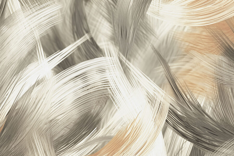 Tinte tenui in movimento fluido.