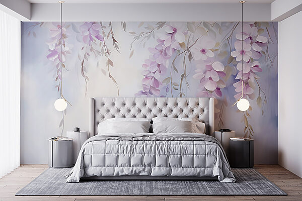 Pittura di fiori su un ramo Pittura di fiori su un ramo
