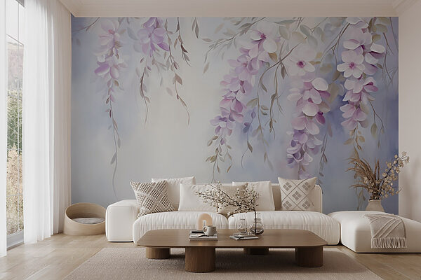 Pittura di fiori su un ramo Pittura di fiori su un ramo