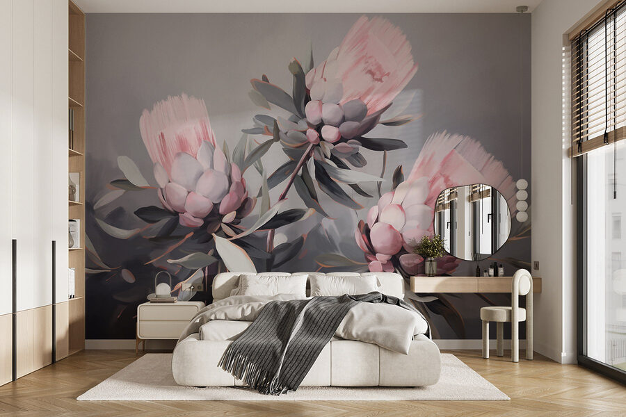 Pittura di fiori rosa Pittura di fiori rosa