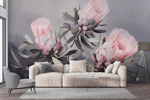 Pittura di fiori rosa Pittura di fiori rosa