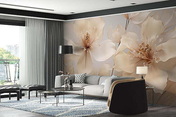 Delicate petals in soft hues