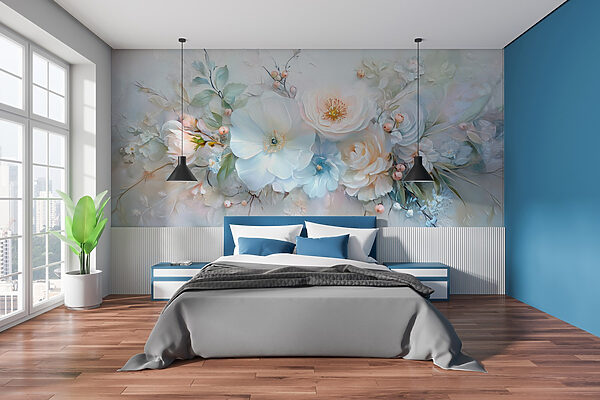 Pittura di fiori e foglie Pittura di fiori e foglie