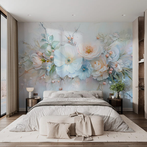 Pittura di fiori e foglie Pittura di fiori e foglie