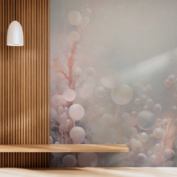 Carta da parati Morbide sfere in sognanti tonalità pastello (COD: w03771) Carta da parati Carta da parati Morbide sfere in sognanti tonalità pastello (COD: w03771)