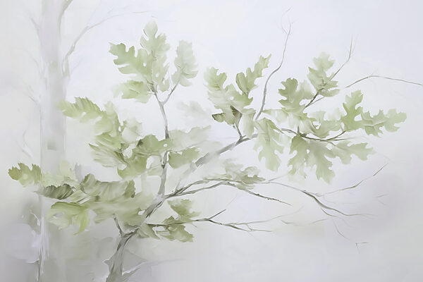 Ramo d'albero con foglie Ramo d'albero con foglie