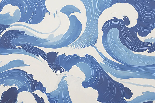 Onde blu e bianche Onde blu e bianche