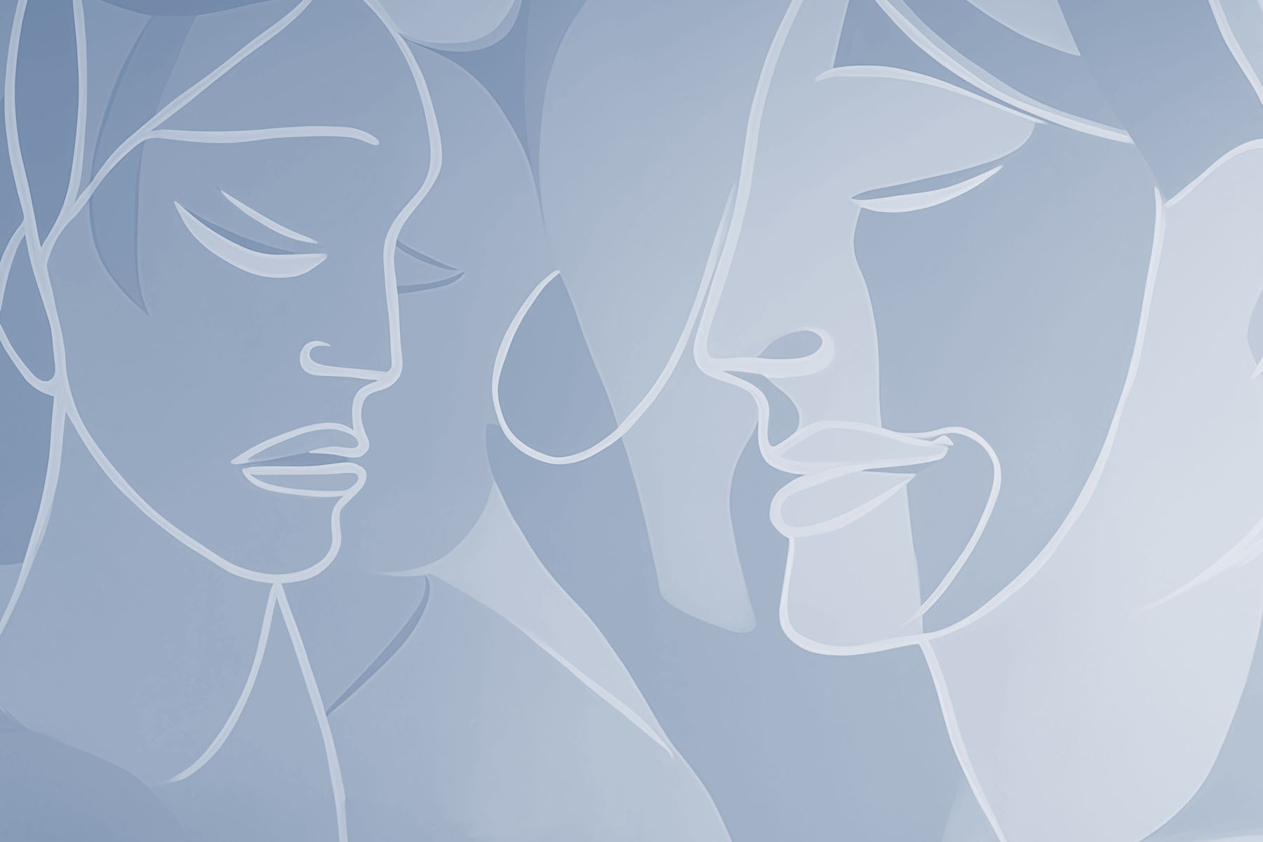 Drawing of a woman's face Drawing of a woman's face