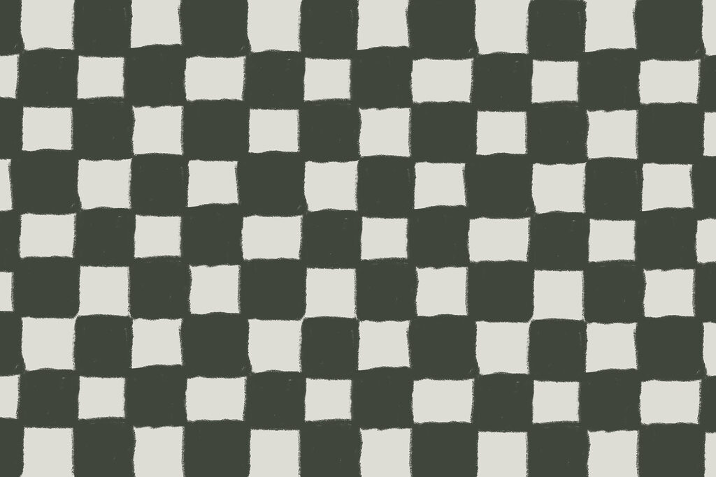 Black and white checkered pattern Black and white checkered pattern