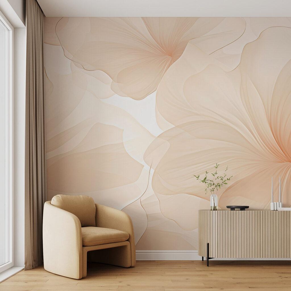 Delicate petals in soft hues