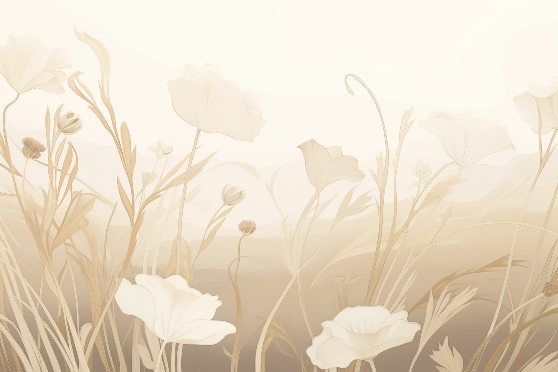 Delicate blooms in soft hues Delicate blooms in soft hues