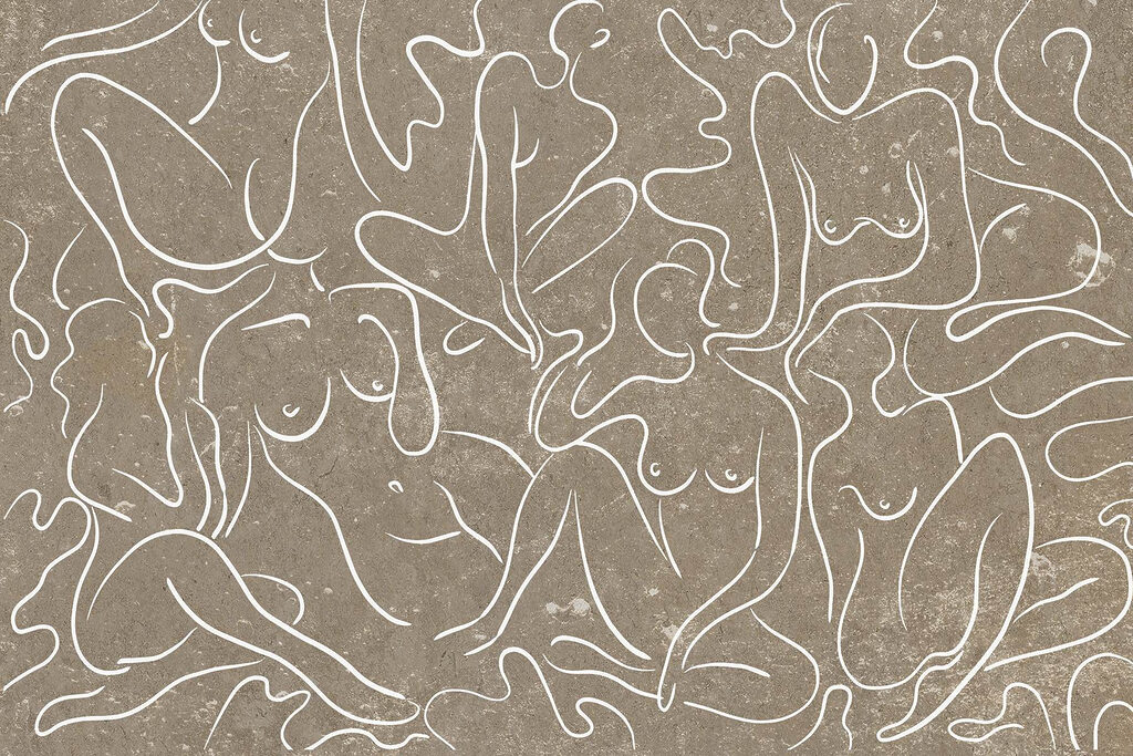 Gruppo di figure femminili’. Gruppo di figure femminili’.