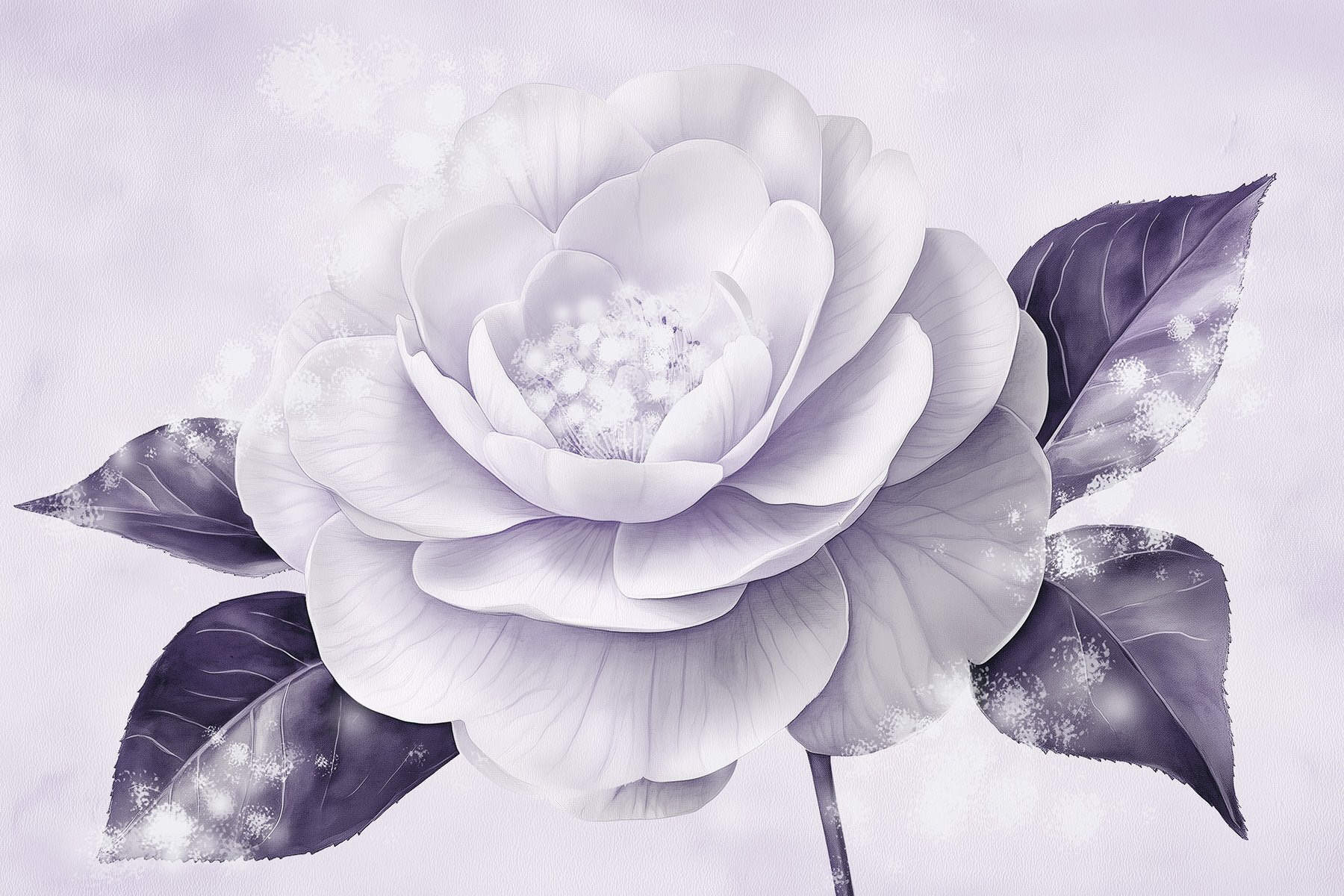 Delicate bloom in soft lavender hues