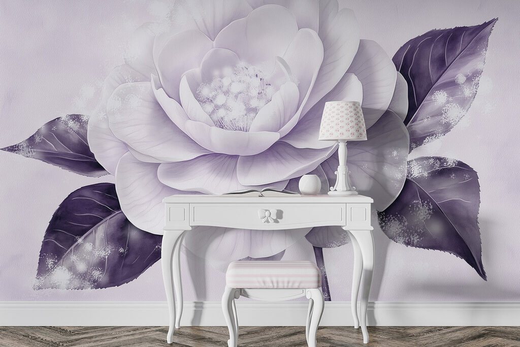Delicate bloom in soft lavender hues