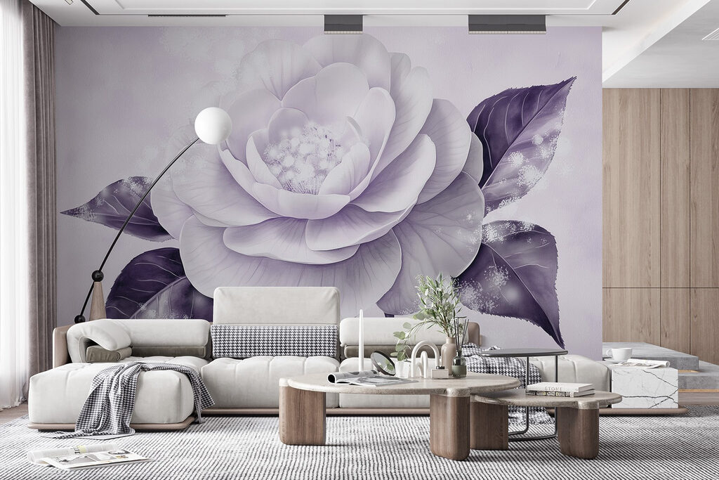 Delicate bloom in soft lavender hues