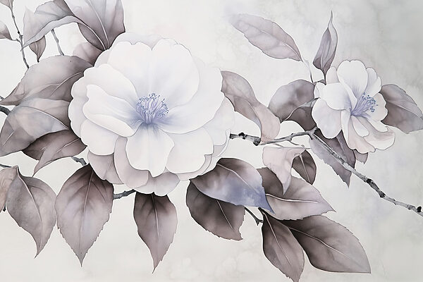 Pittura di un fiore Pittura di un fiore