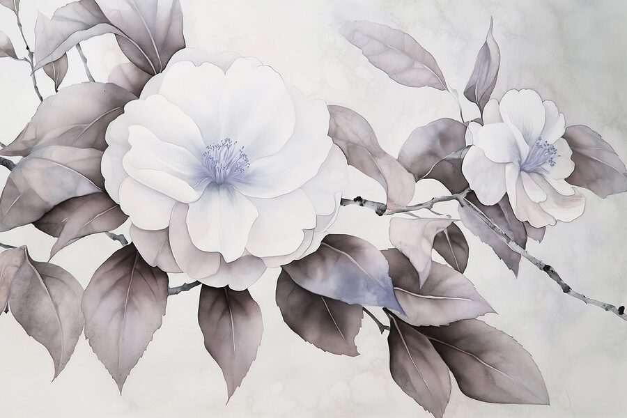 Pittura di un fiore Pittura di un fiore