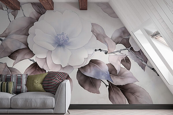 Pittura di un fiore Pittura di un fiore