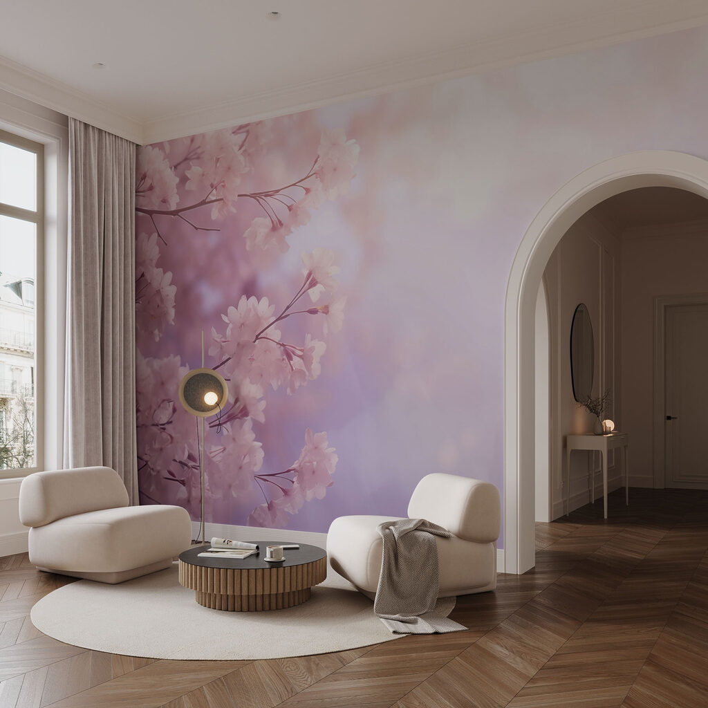 Soft blossoms in a pastel moment