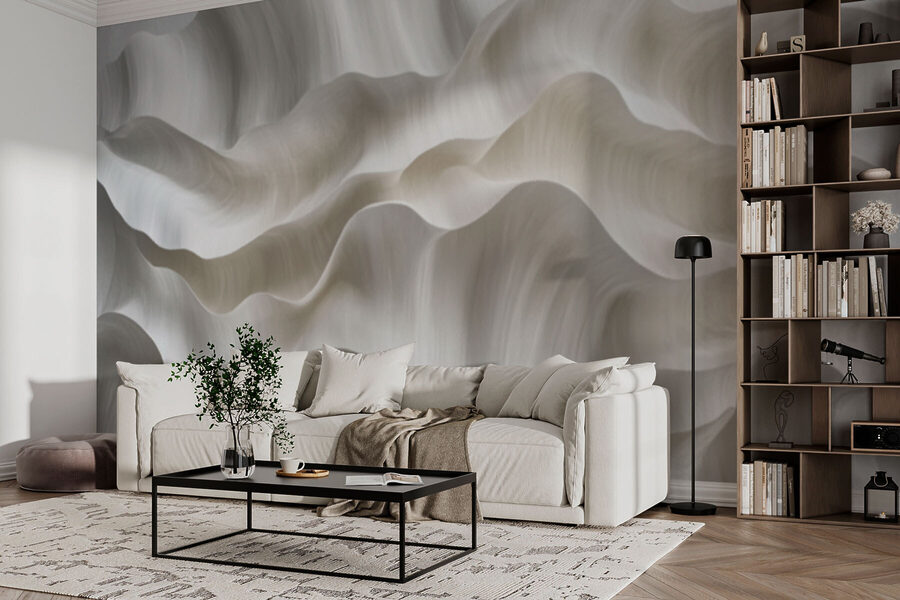 – Texture fluide in tonalità morbide