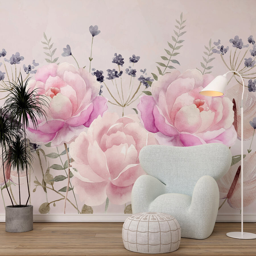 Pittura ad acquerello di fiori Pittura ad acquerello di fiori