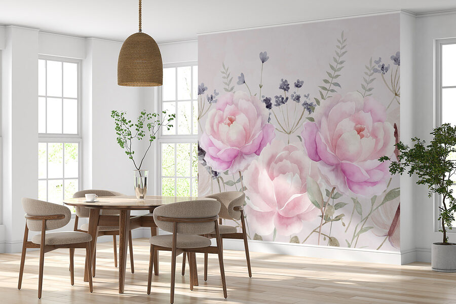 Pittura ad acquerello di fiori Pittura ad acquerello di fiori