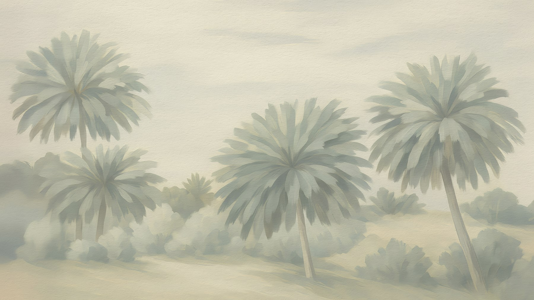 Group of palm trees