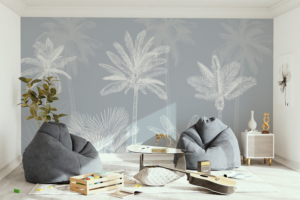 Group of palm trees Group of palm trees