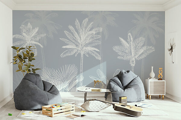 Group of palm trees Group of palm trees