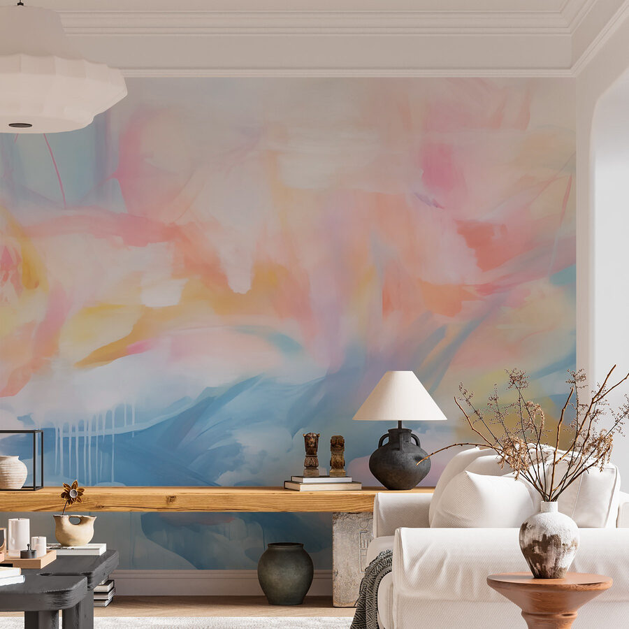 Pittura di un cielo colorato Pittura di un cielo colorato