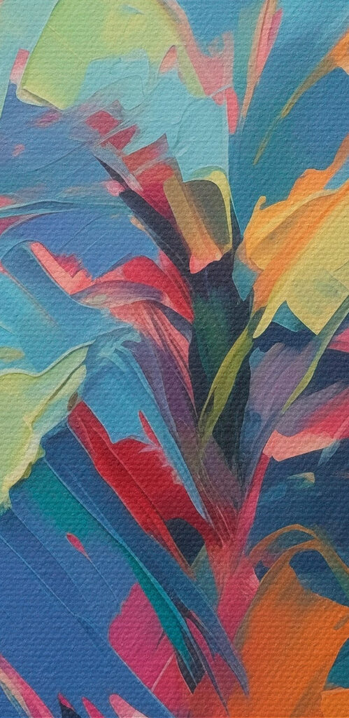 Painting of a palm tree Painting of a palm tree