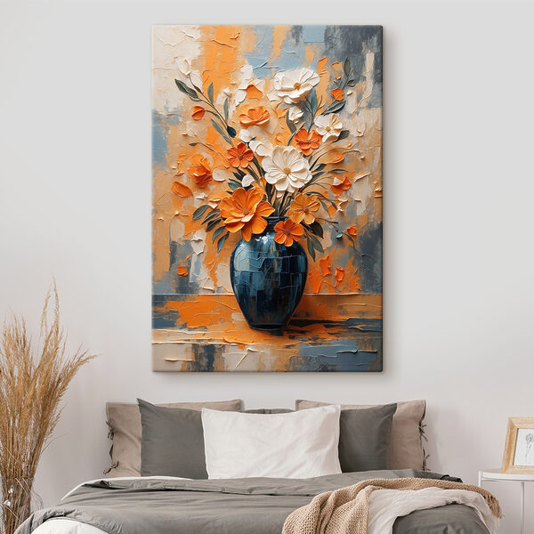 Dipinto di fiori in un vaso Quadri Dipinto di fiori in un vaso