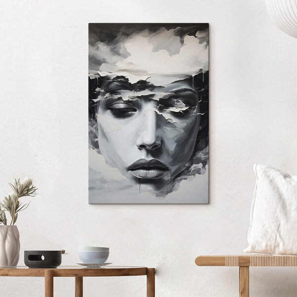 Ethereal beauty in monochromatic tones