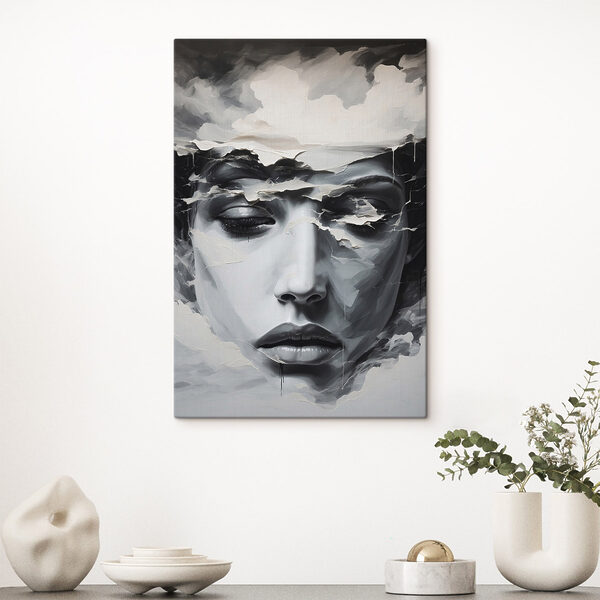 Ethereal beauty in monochromatic tones
