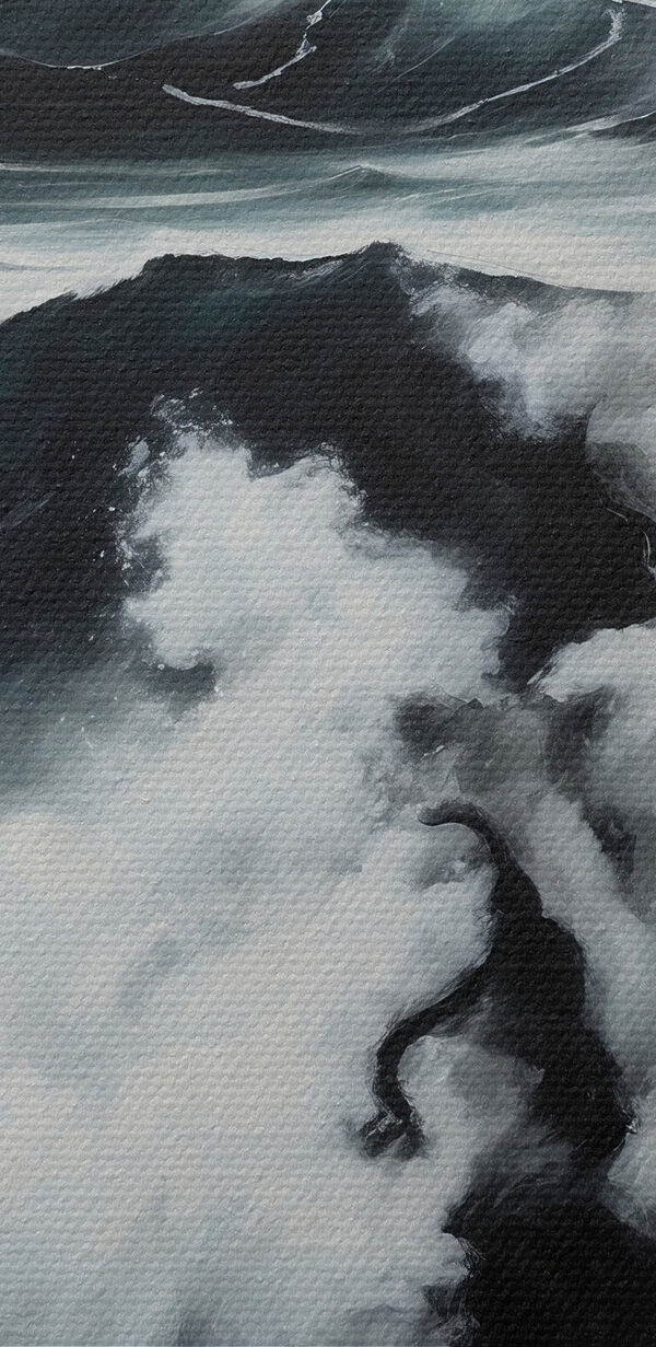Painting of a ship in the ocean Painting of a ship in the ocean