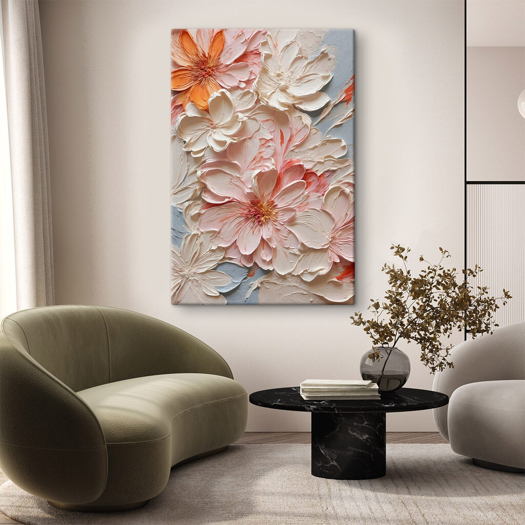 Delicate petals in soft pastel hues Delicate petals in soft pastel hues