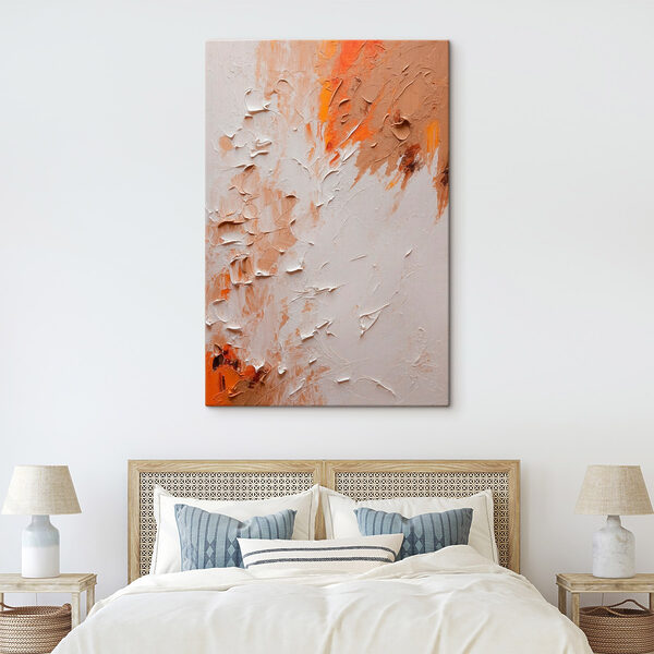 Textured canvas with warm tones Textured canvas with warm tones