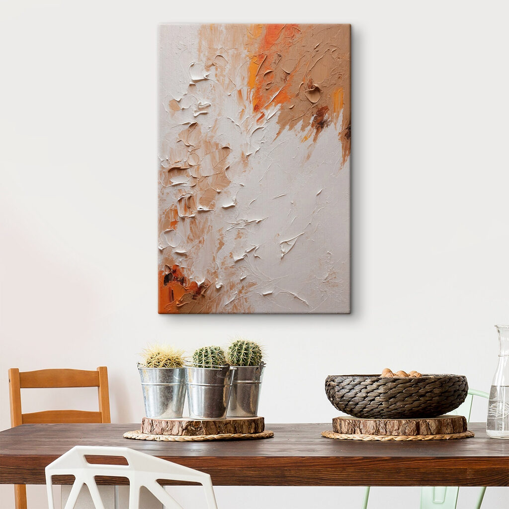 Textured canvas with warm tones Textured canvas with warm tones